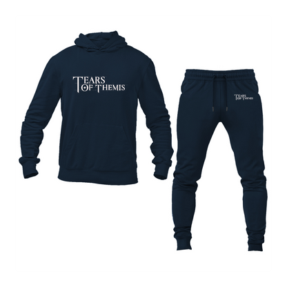Men's Tear Of Themis Logo Hoodie Joggers Set