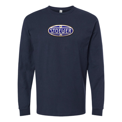 Men's Stoewer Logo Cotton Long Sleeve T-Shirt
