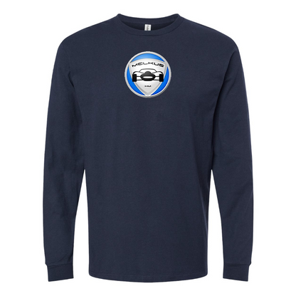 Men's Melkus Logo Cotton Long Sleeve T-Shirt