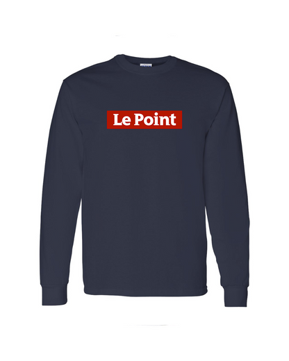 Men's  Le Point Gildan Heavy Cotton Long Sleeve T-Shirt