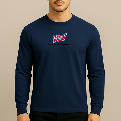 Men's Great West Conference Logo Long Sleeve T-Shirt