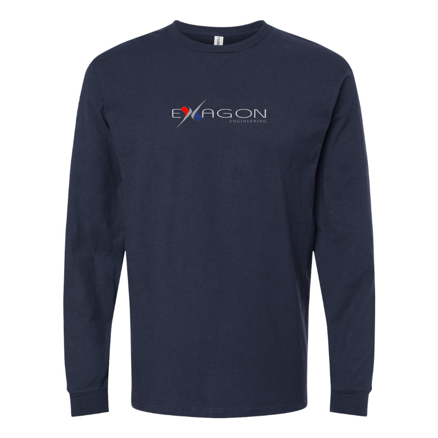 Men's Exagon Engineering Logo Long Sleeve T-Shirt