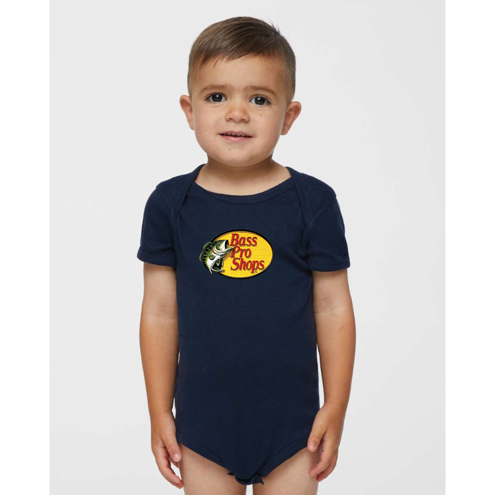 Bass Pro Shops Logo Rabbit Skins Infant Baby Rib Bodysuit