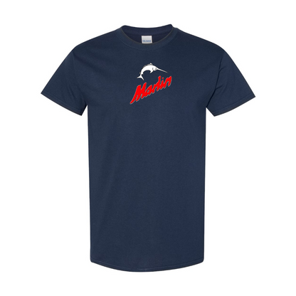 Men's Marlin Logo Cotton T-Shirt