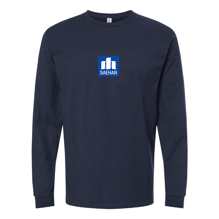 Men's Saehan Motors Logo Long Sleeve T-Shirt