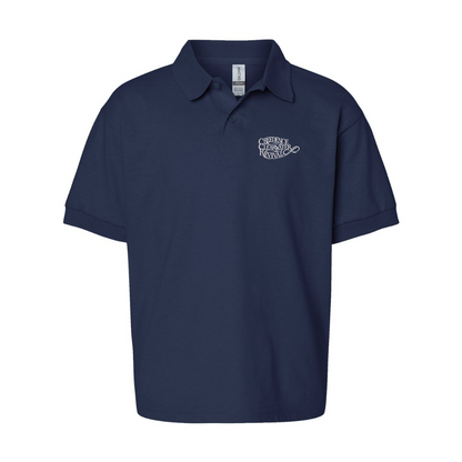 Youth Creedence Clearwater Revival Gildan Dry Blend Jersey Polo