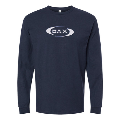 Men's Dax Cars Logo Cotton Long Sleeve T-Shirt