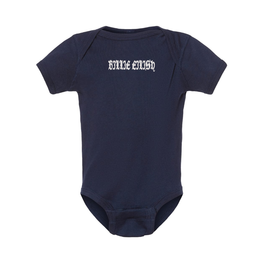 Billie Eilish  Logo Baby Onesie Romper