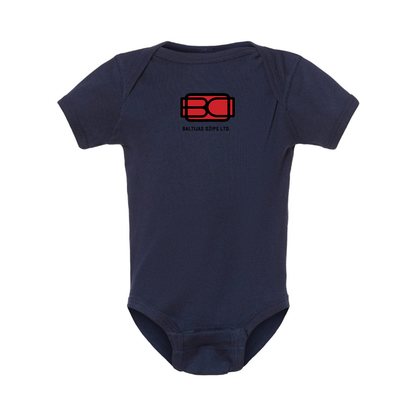 Baltijas Dzips Logo Baby Romper Onesie