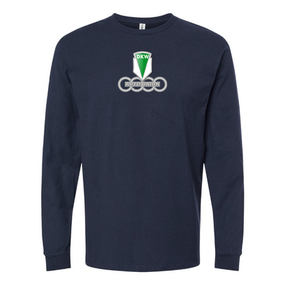 Men's DKW Logo Cotton Long Sleeve T-Shirt