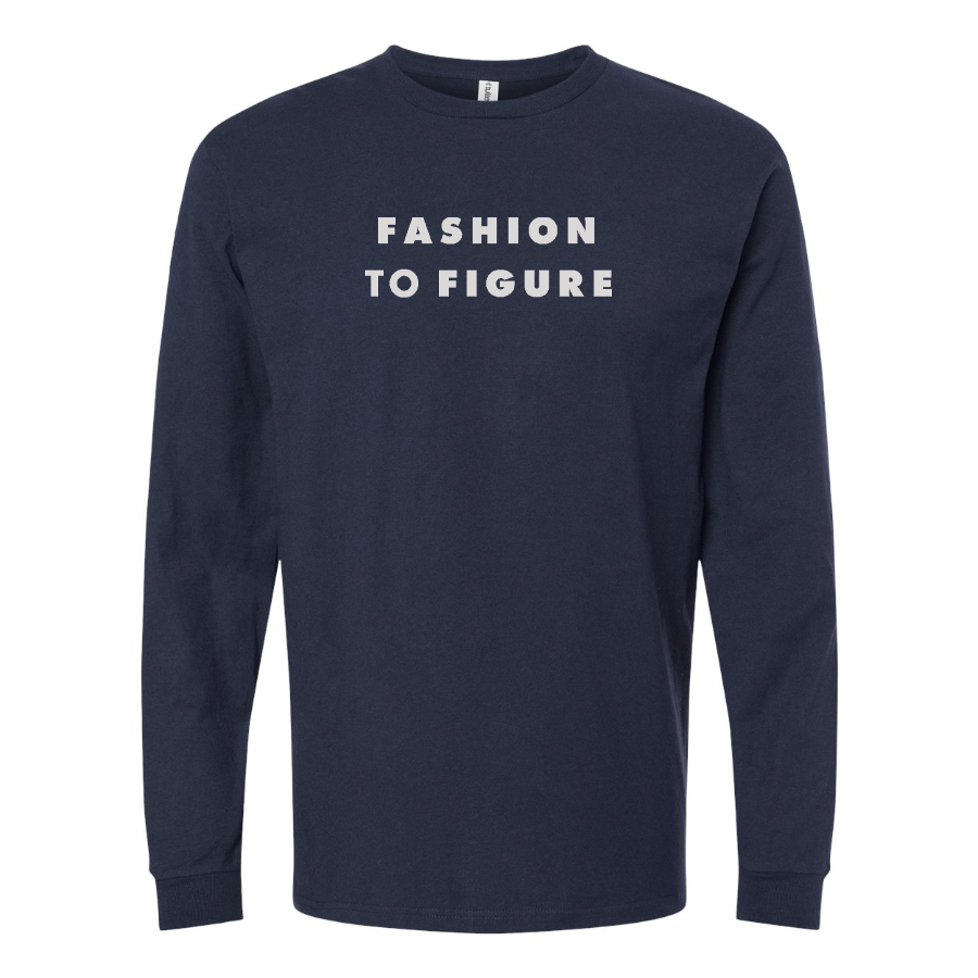 Men's Fashion To Figure Logo Cotton Long Sleeve T-Shirt