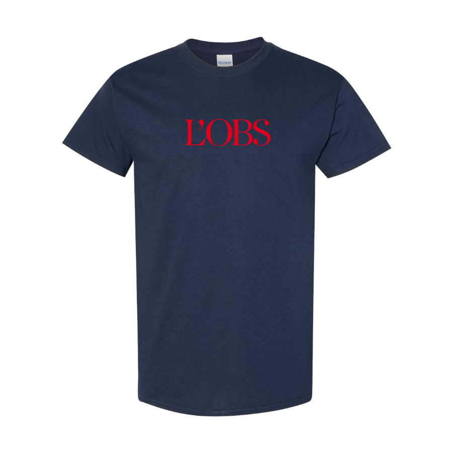 Men's L'OBS Logo Cotton T-Shirt