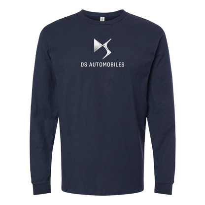 Men's DS Logo Cotton Long Sleeve T-Shirt