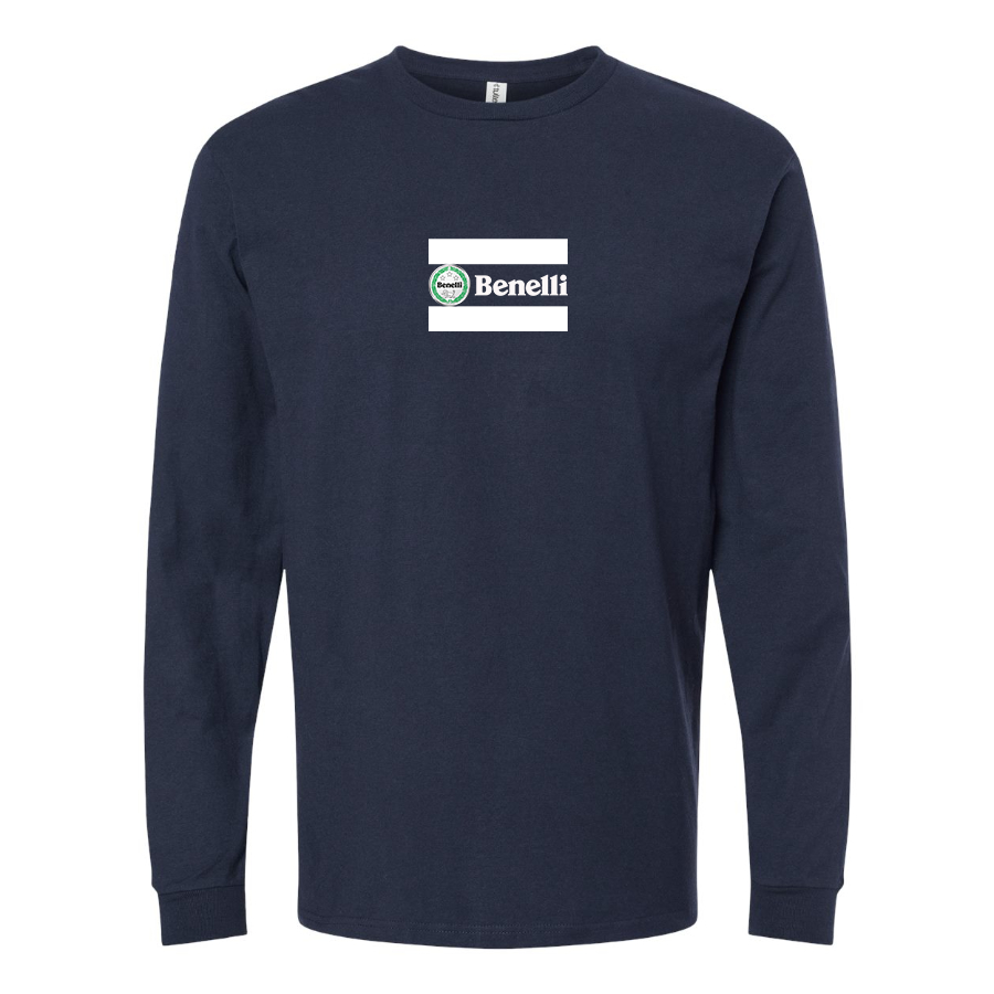 Youth Benelli Logo Cotton Long Sleeve T-Shirt