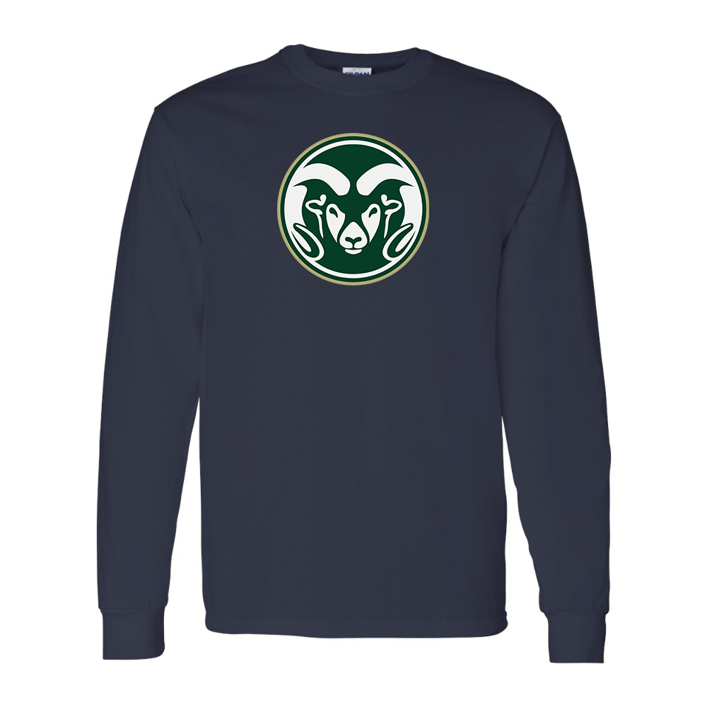 Men's  Colorado State Rams Gildan Heavy Cotton Long Sleeve T-Shirt