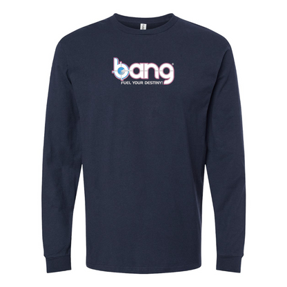 Men's Bang Energy Logo Cotton Long Sleeve T-Shirt