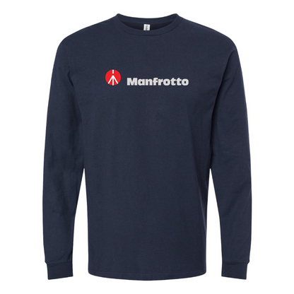 Men's Manfrotto Logo Cotton Long Sleeve T-Shirt