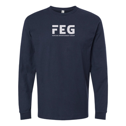 Men's FEG Logo Cotton Long Sleeve T-Shirt