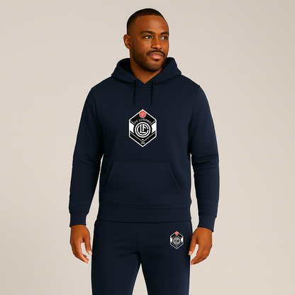 Men's FC Lugano Soccer Logo Hoodie Joggers Set