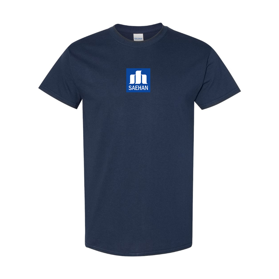 Men's Saehan Motors Logo Cotton T-Shirt
