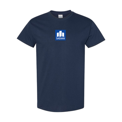 Men's Saehan Motors Logo Cotton T-Shirt