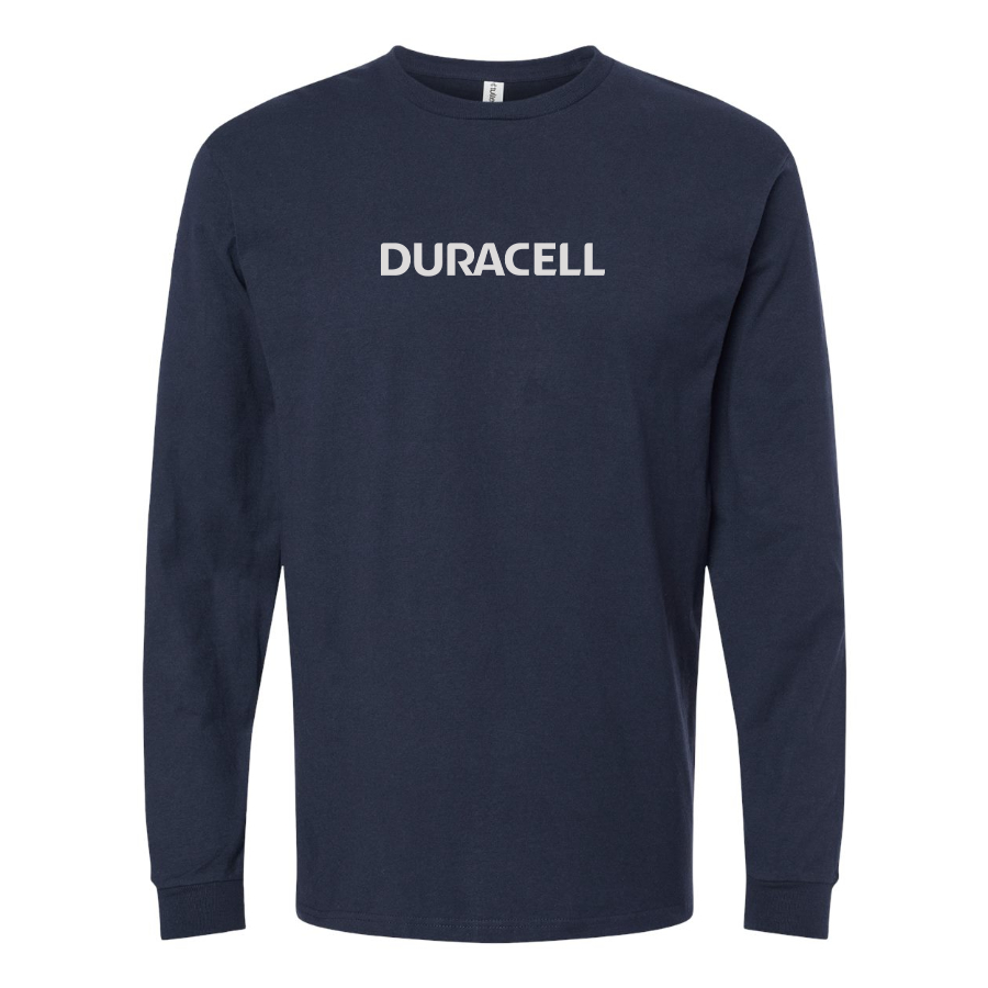 Men's Duracell Logo Cotton Long Sleeve T-Shirt