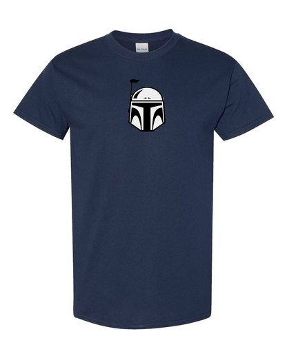 Men's Star Wars Boba Fett Helmet Gildan Heavy Cotton T-Shirt
