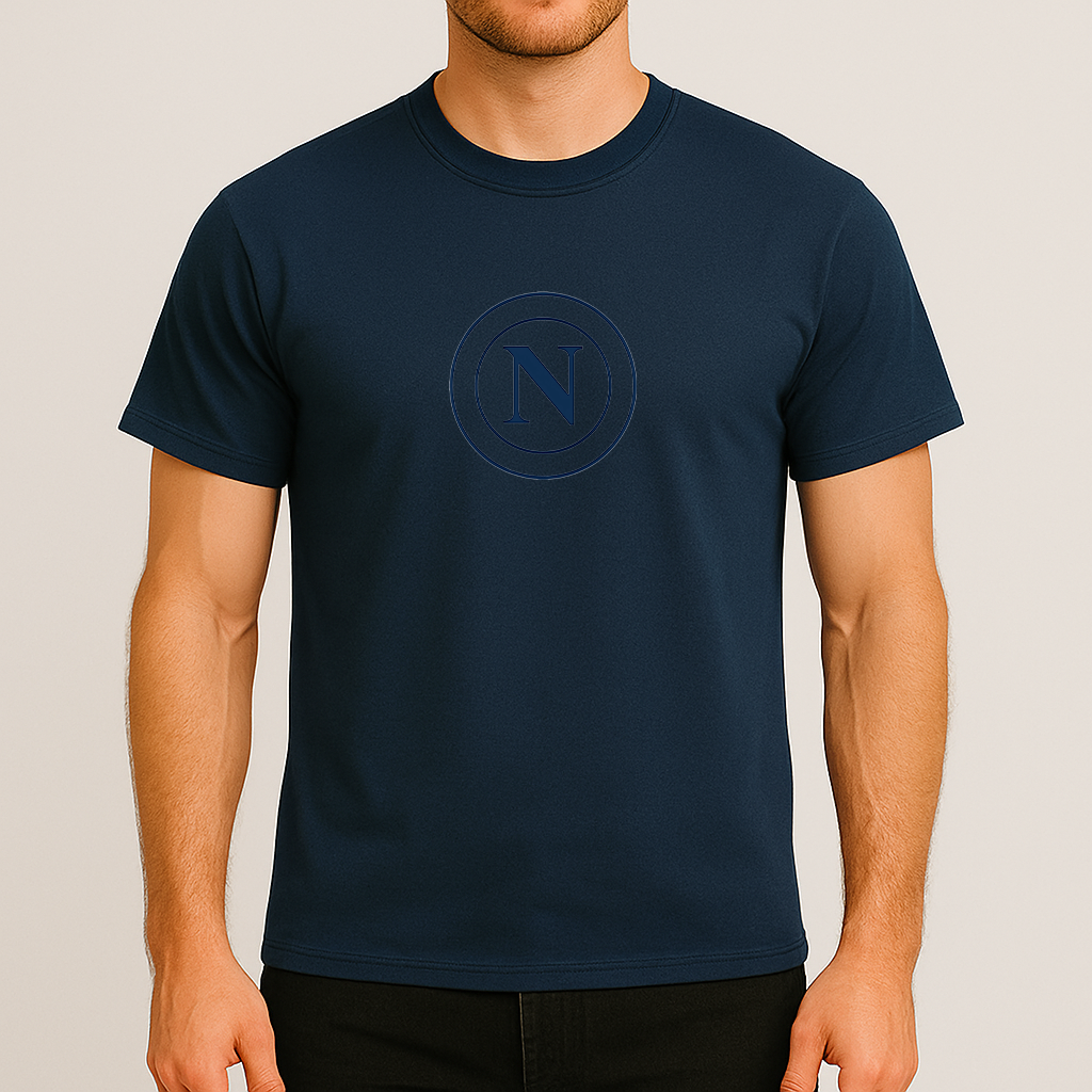 Men's Napoli 2025 Soccer Logo Cotton T-Shirt