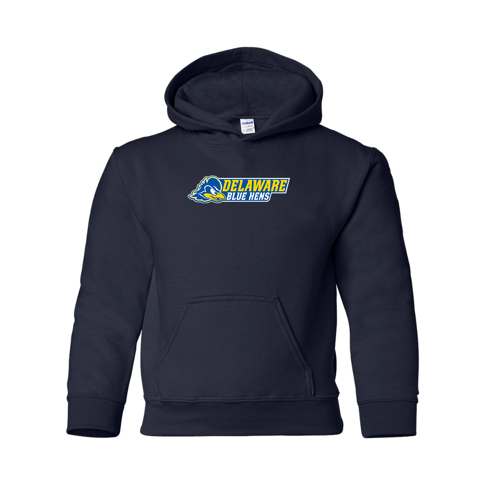 Youth  Delaware Blue Hens Gildan Heavy Blend  Hooded Sweatshirt