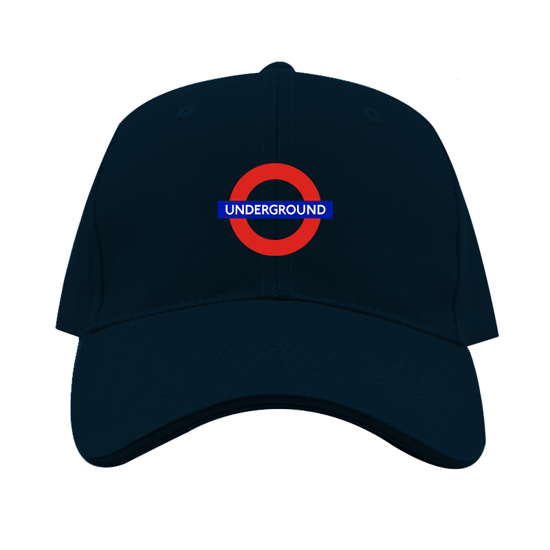 London Tube Logo  Dad Baseball Cap Hat
