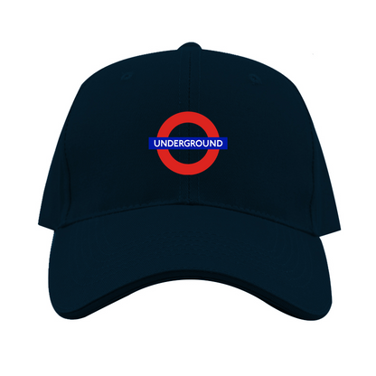 London Tube Logo  Dad Baseball Cap Hat