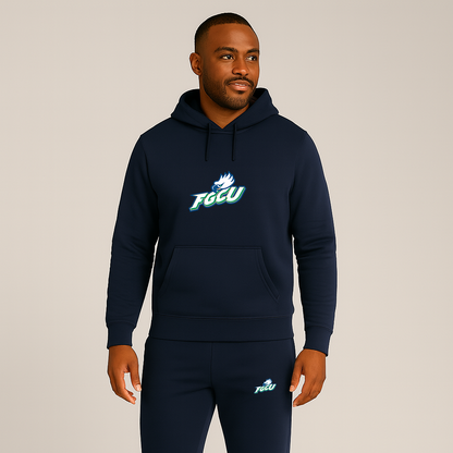 Men's Florida Gulf Coast Eagles Logo Hoodie Joggers Set