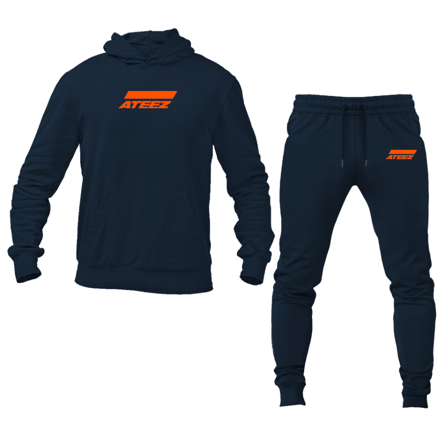 Men's Ateez Logo Hoodie Joggers Set