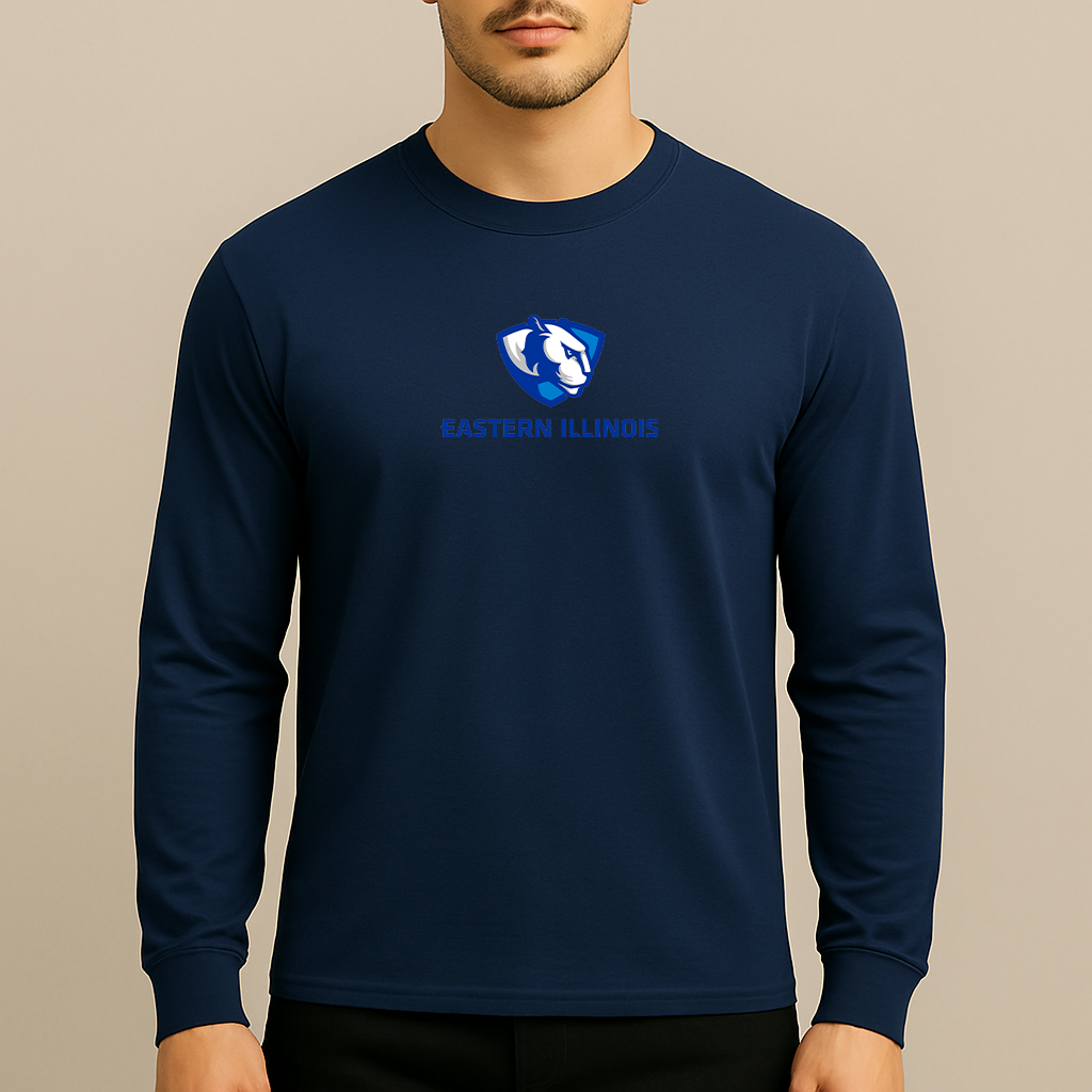 Men's Eastern Illinois Panthers Logo Long Sleeve T-Shirt