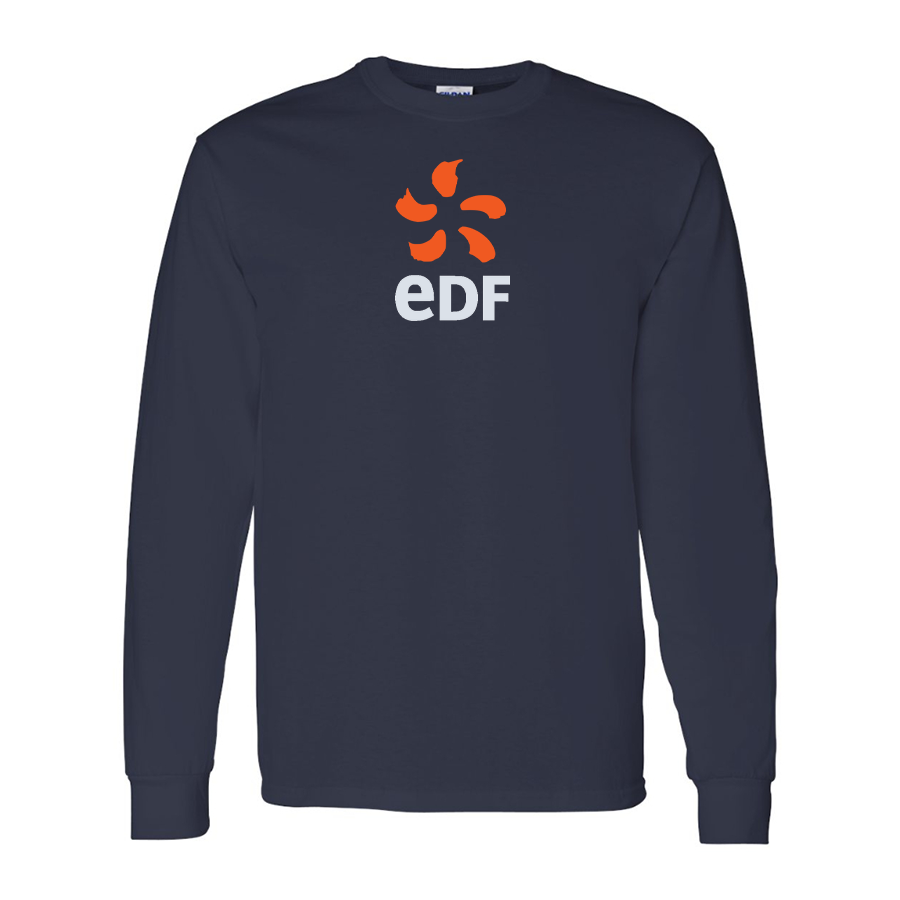 Men's Edf Gildan Heavy Cotton Long Sleeve T-Shirt
