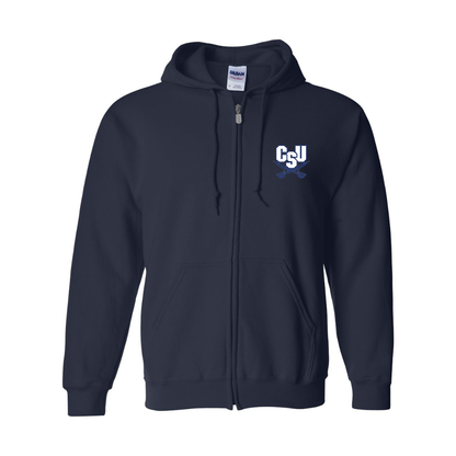 Men's CSU Buccaneers    Gildan  Heavy Blend Full Zip Hooded Sweatshirt
