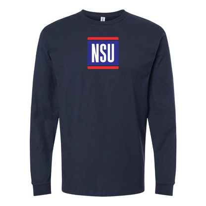 Youth NSU Logo Cotton Long Sleeve T-Shirt