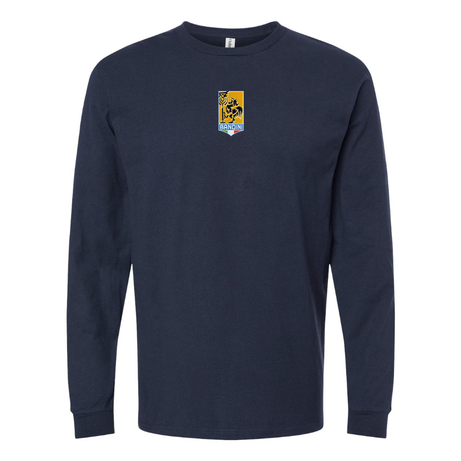 Youth Bandini Automobili Logo Cotton Long Sleeve T-Shirt