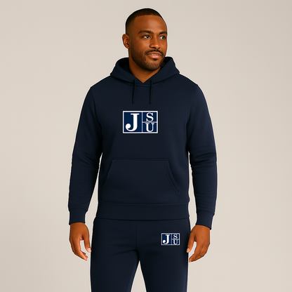 Men's Jackson State Tigers Logo Hoodie Joggers Set