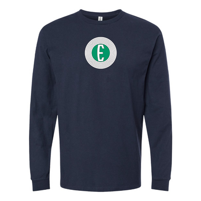 Men's Edsel Logo Cotton Long Sleeve T-Shirt