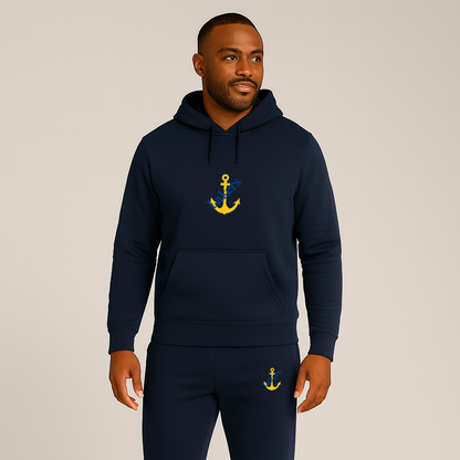 Men's Lake Superior State Lakers Logo Hoodie Joggers Set