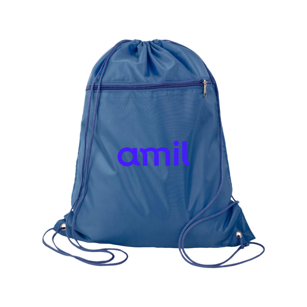 Amil  Q-Tees - Polyester Cinchpack
