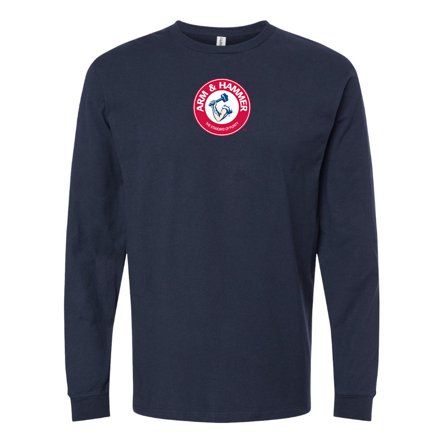 Men's Arm Hammer Logo Cotton Long Sleeve T-Shirt