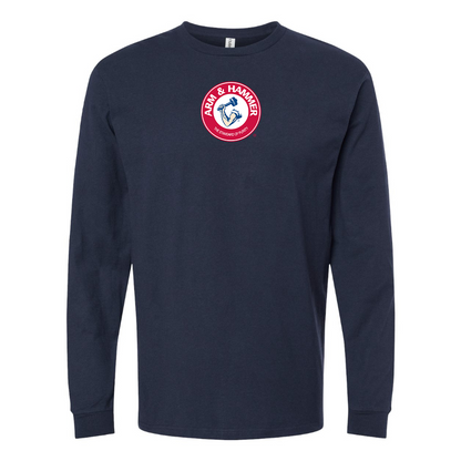 Men's Arm Hammer Logo Cotton Long Sleeve T-Shirt