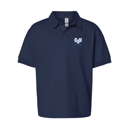 Youth  CSU Buccaneers   Gildan Dry Blend Jersey Polo