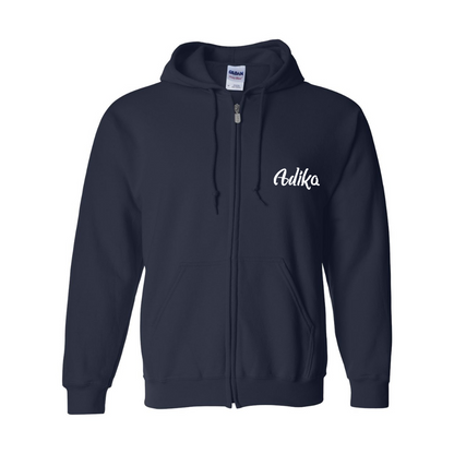 Men's  Adika  Gildan  Heavy Blend Full Zip Hooded Sweatshirt