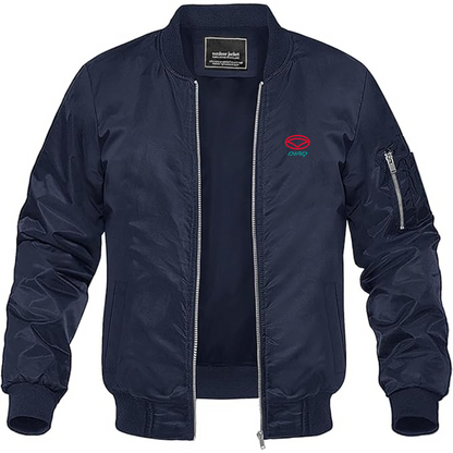 Men's Diar Motors Logo Lightweight Bomber Jacket Windbreaker Softshell Varsity Jacket Coat