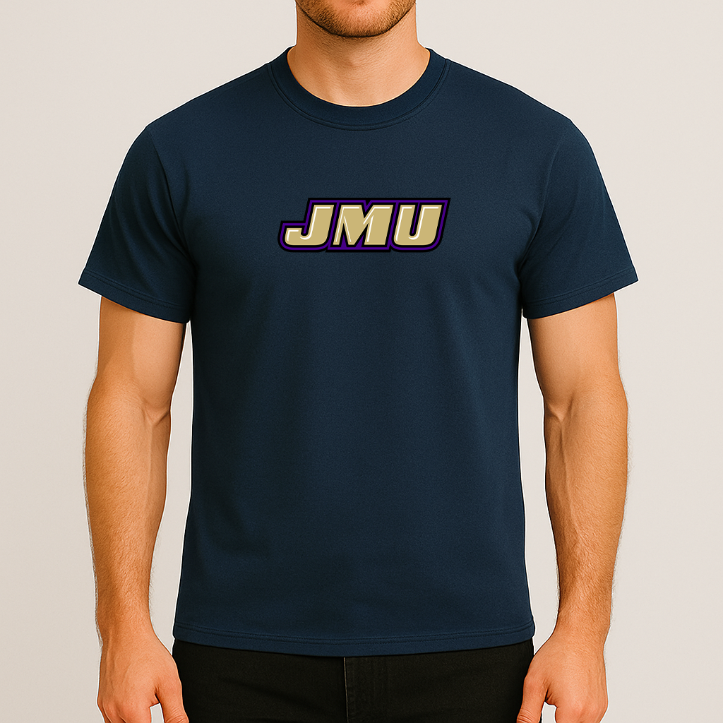 Men's James Madison Dukes Logo Cotton T-Shirt