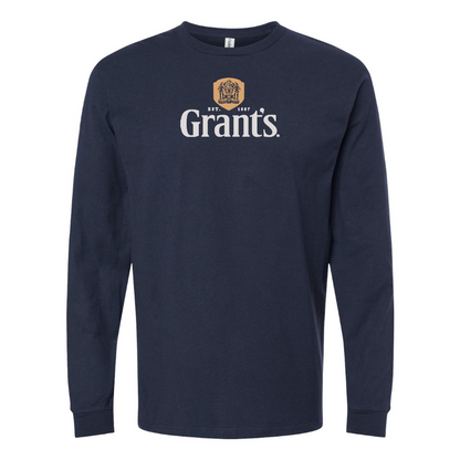 Youth Grants Logo Cotton Long Sleeve T-Shirt
