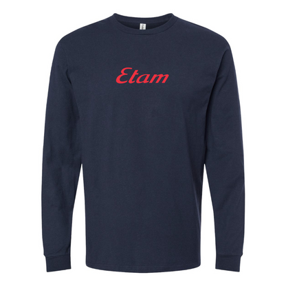 Youth Etam Logo Cotton Long Sleeve T-Shirt